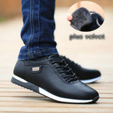 Men's PU Leather Business Casual Shoes for Man Outdoor