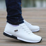 Men's PU Leather Business Casual Shoes for Man Outdoor