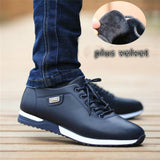Men's PU Leather Business Casual Shoes for Man Outdoor